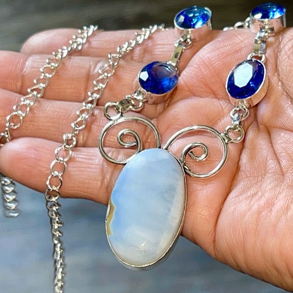 Owyhee Opal Pendant Necklace - Picture 10 of 16